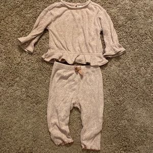 Gap Baby Ribbed Two-Piece Outfit Set